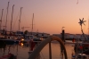 Kitsch pur - Sonnenuntergang im Fischereihafen